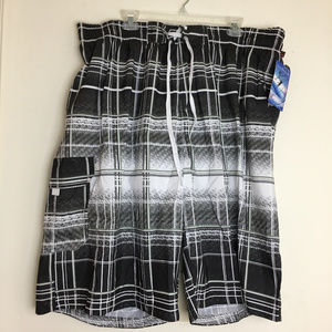 NEW NBN Gear Mens Swim Trunks 5XL NWT